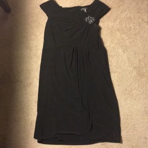 Black cocktail dress